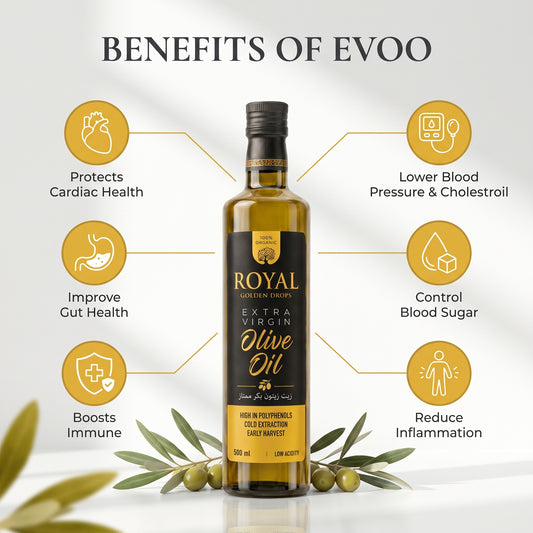 Extra Virgin Olive Oil (Golden Drop ) - 100% Organic & Fresh Harvest
