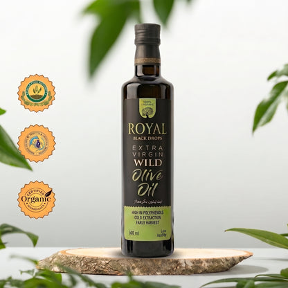 Extra Virgin Olive Oil  (Black Drop) - 100% Organic & Fresh Harvest
