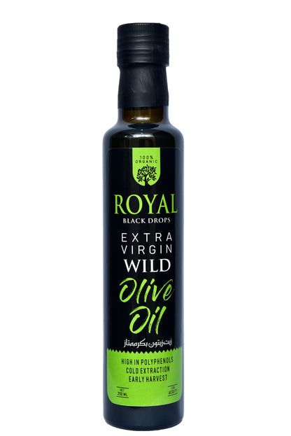 Extra Virgin Wild Olive Oil – Cold Pressed (Glass Packing)