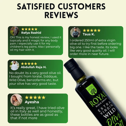 Extra Virgin Olive Oil  (Black Drop) - 100% Organic & Fresh Harvest